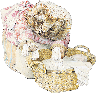 An image of Mrs. Tiggy-winkle