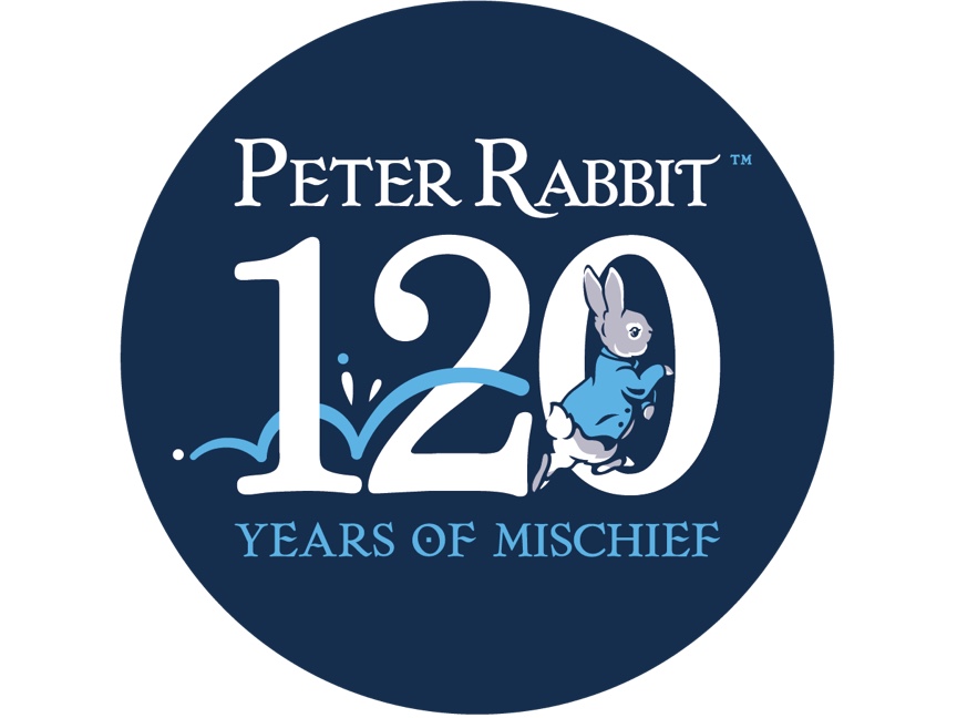 An image to celebrate 120 years of mischief for Peter Rabbit. 2022 marks 120 years since The Tale of Peter Rabbit was first officially published.