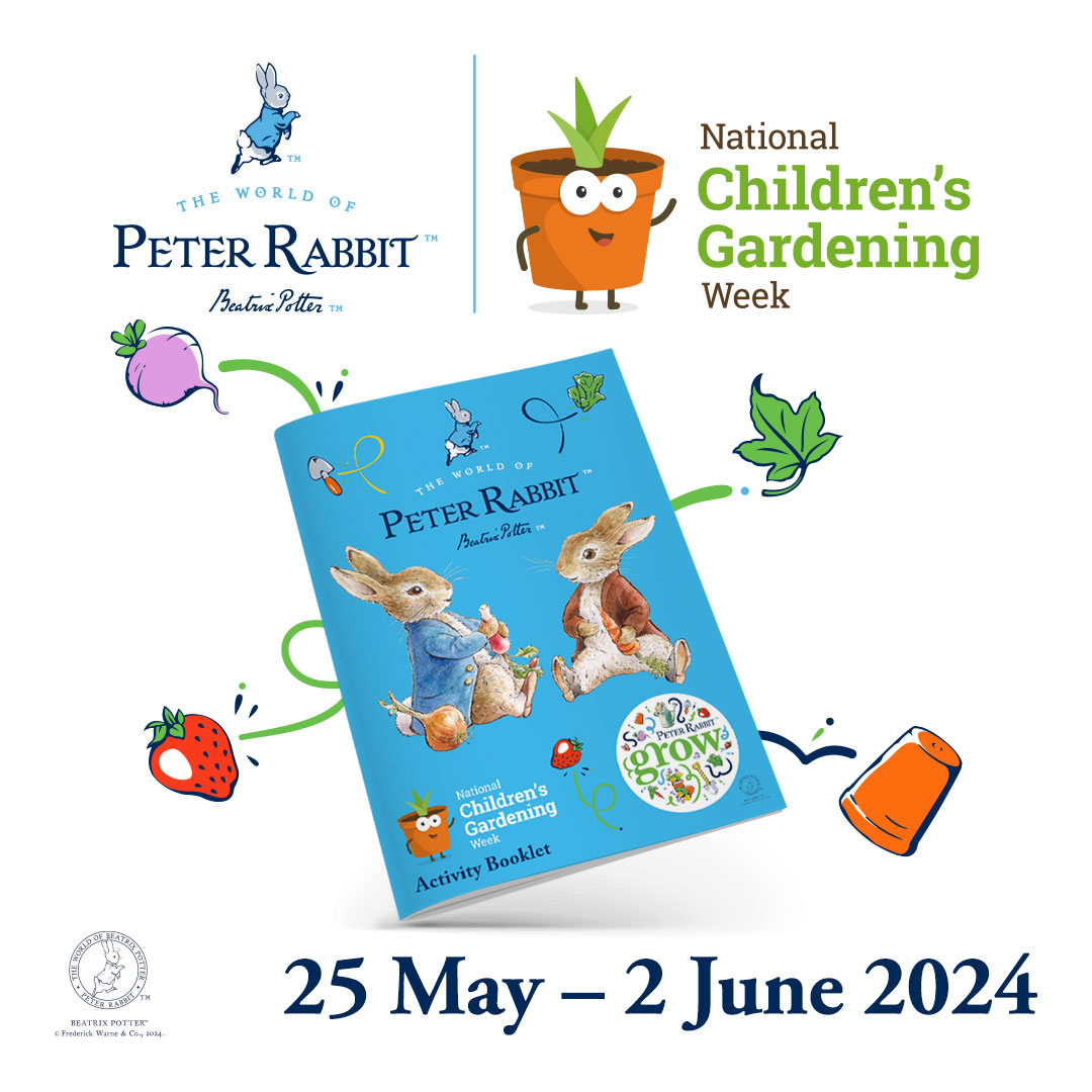 Image of the front cover of the Peter Rabbit activity booklet